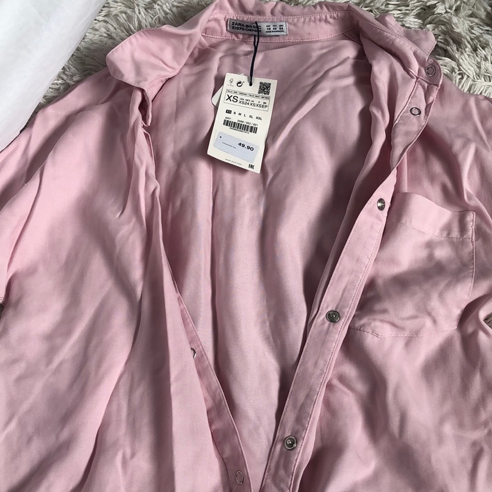 Zara button down dress